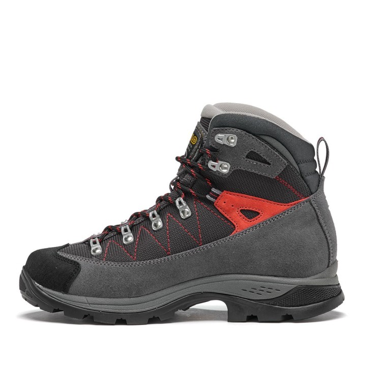 Buty trekkingowe damskie Asolo Finder GV - grey/gunmetal/poppy red