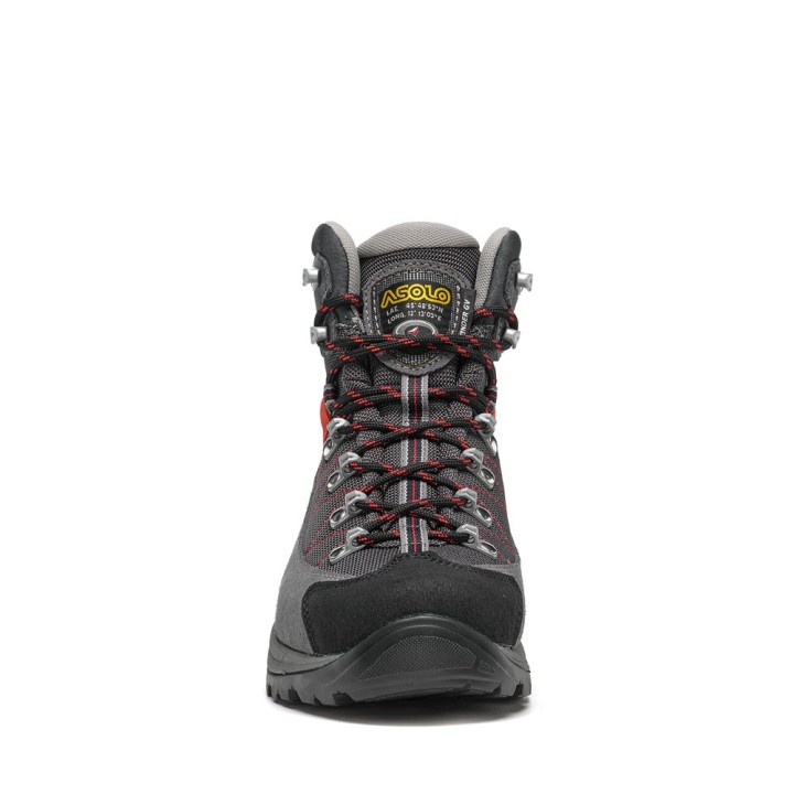 Buty trekkingowe damskie Asolo Finder GV - grey/gunmetal/poppy red