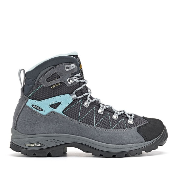 Buty trekkingowe damskie Asolo Finder GV - grey/gunmetal/poppy red