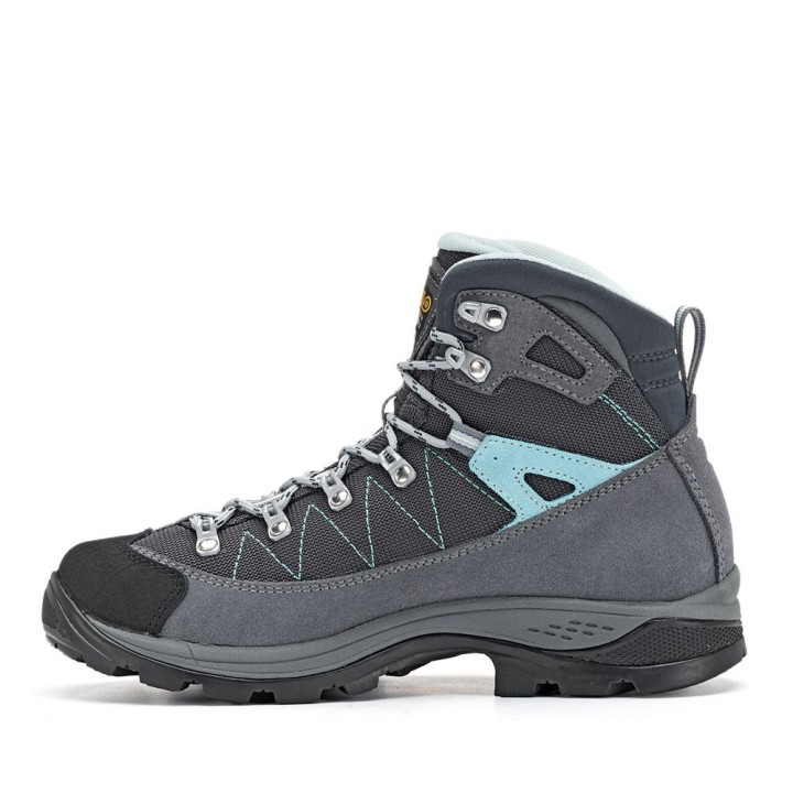 Buty trekkingowe damskie Asolo Finder GV - grey/gunmetal/poppy red