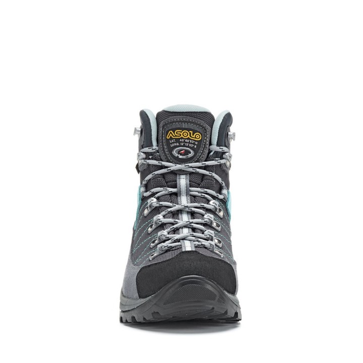 Buty trekkingowe damskie Asolo Finder GV - grey/gunmetal/poppy red