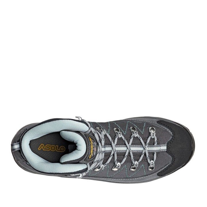 Buty trekkingowe damskie Asolo Finder GV - grey/gunmetal/poppy red