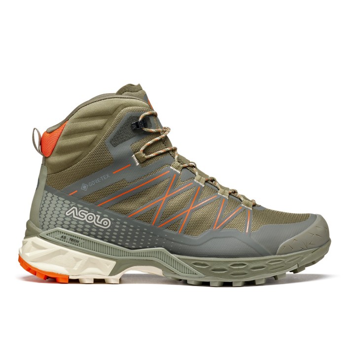 BUTY ASOLO TAHOE MID GTX BLACK -SAFETY YELLOW