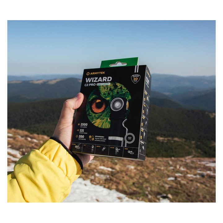 LATARKA ARMYTEK WIZARD C2 PRO MAGNET USB WARM