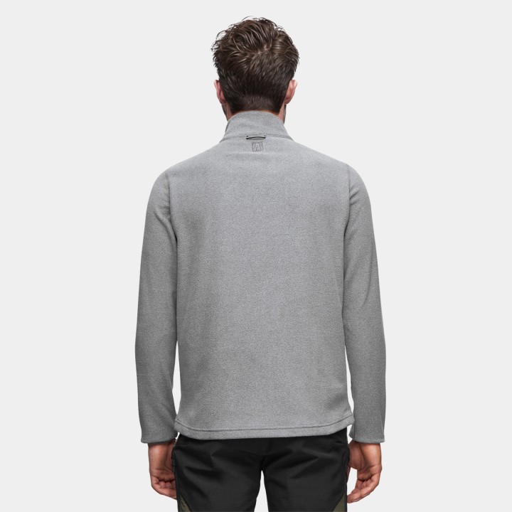 BlUZA POLAROWA MĘSKA  1/3 ZIPPER  ALPINUS  Kerkis Szary