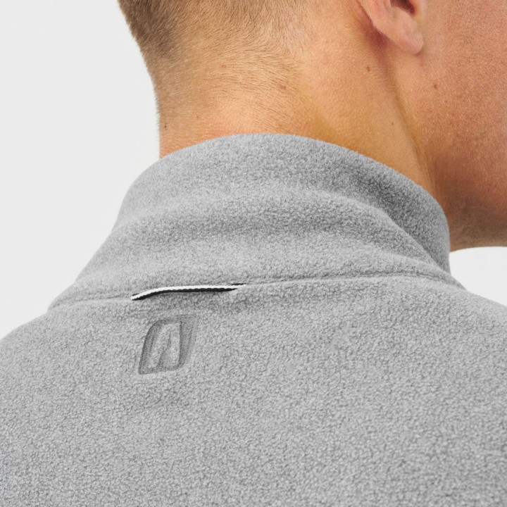 BlUZA POLAROWA MĘSKA  1/3 ZIPPER  ALPINUS  Kerkis Szary