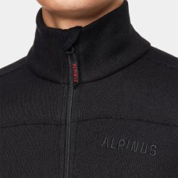 BLUZA POLAROWA MĘSKA  ALPINUS  DETTIFOSS Czarny