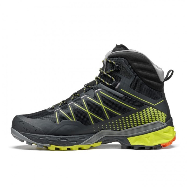BUTY ASOLO TAHOE MID GTX BLACK -SAFETY YELLOW