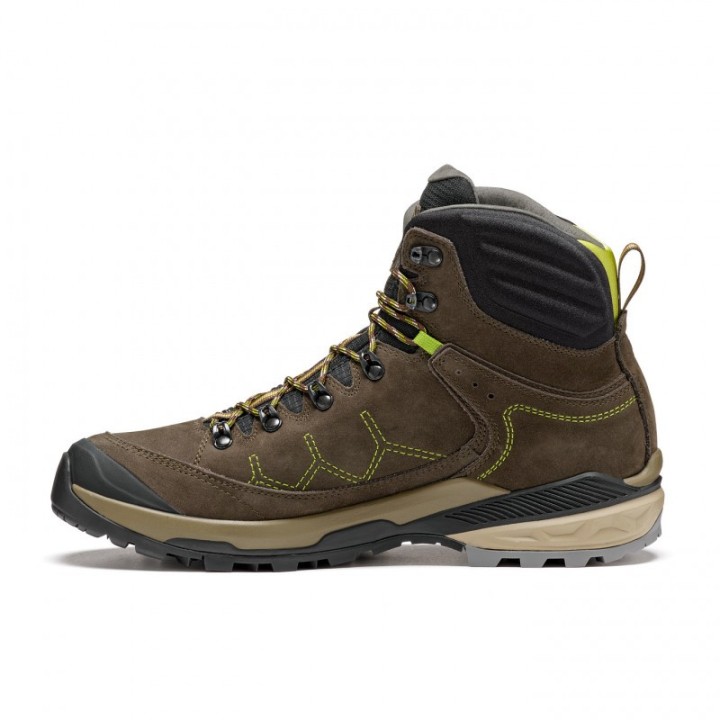 BUTY ASOLO FALCON EVO NBK GV MM DARK BROWN/LIME
