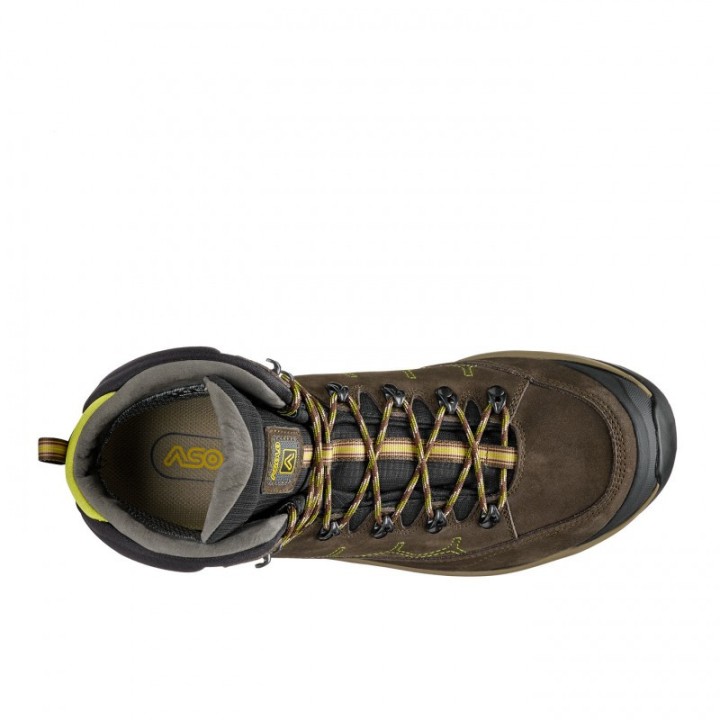 BUTY ASOLO FALCON EVO NBK GV MM DARK BROWN/LIME