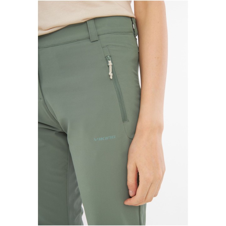 SPODNIE 3/4 damskie VIKING EXPANDER 3/4 Lady zielone