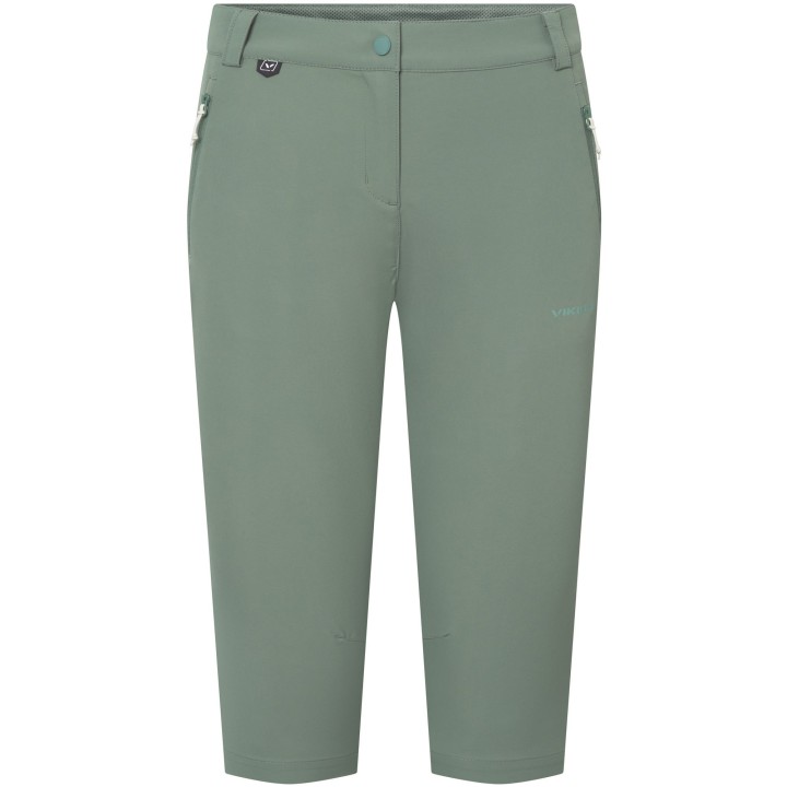 SPODNIE 3/4 damskie VIKING EXPANDER 3/4 Lady zielone