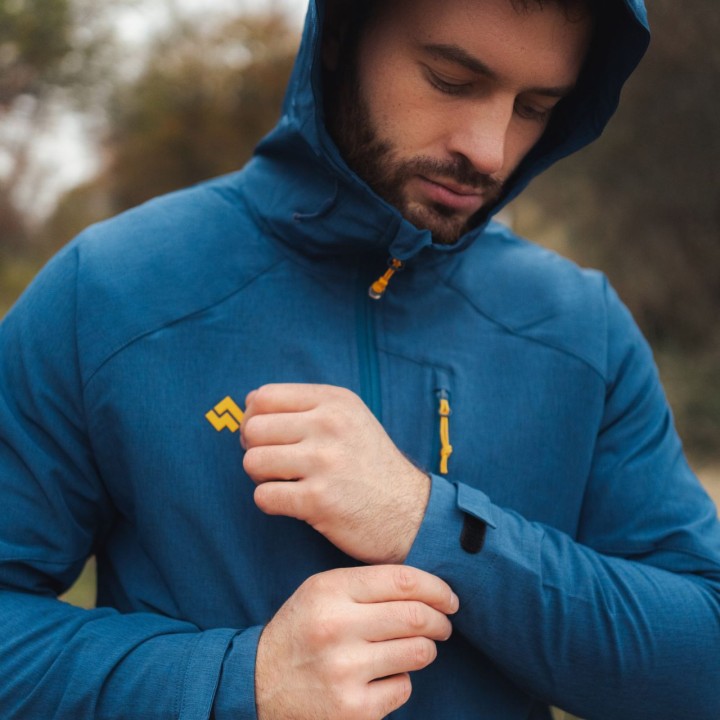 Kurtka męska softshell Alpinus Lautaro Granatowy