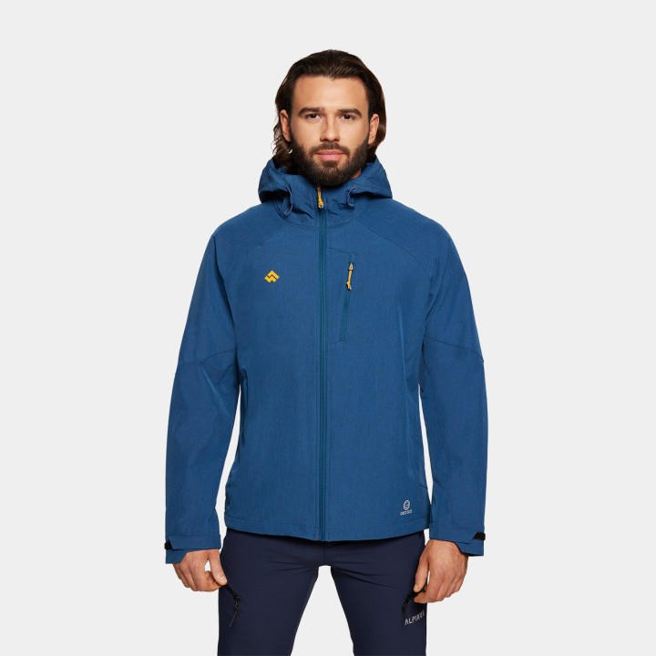 Kurtka męska softshell Alpinus Lautaro Granatowy