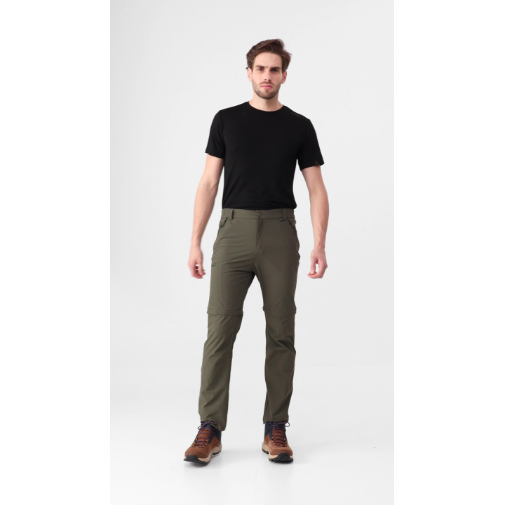SPODNIE MĘSKIE VIKING Rocklyn 2 in 1 Man z odpinanymi nogawkami khaki